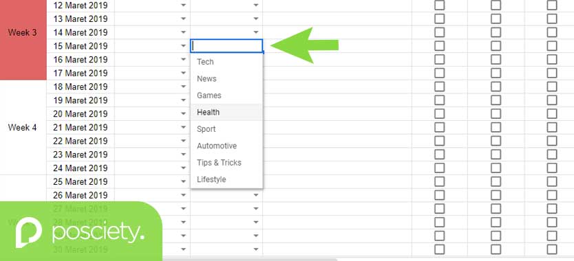 Cara Membuat Dropdown di Google Sheet