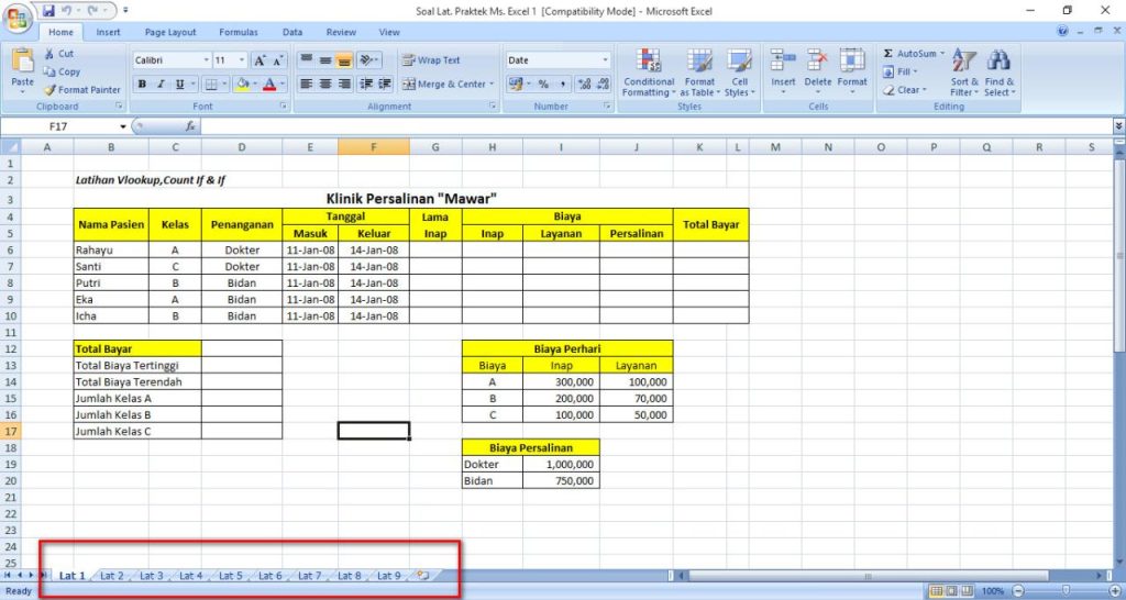 Contoh Microsoft Excel: Mengoptimalkan Penggunaan Spreadsheet Untuk ...